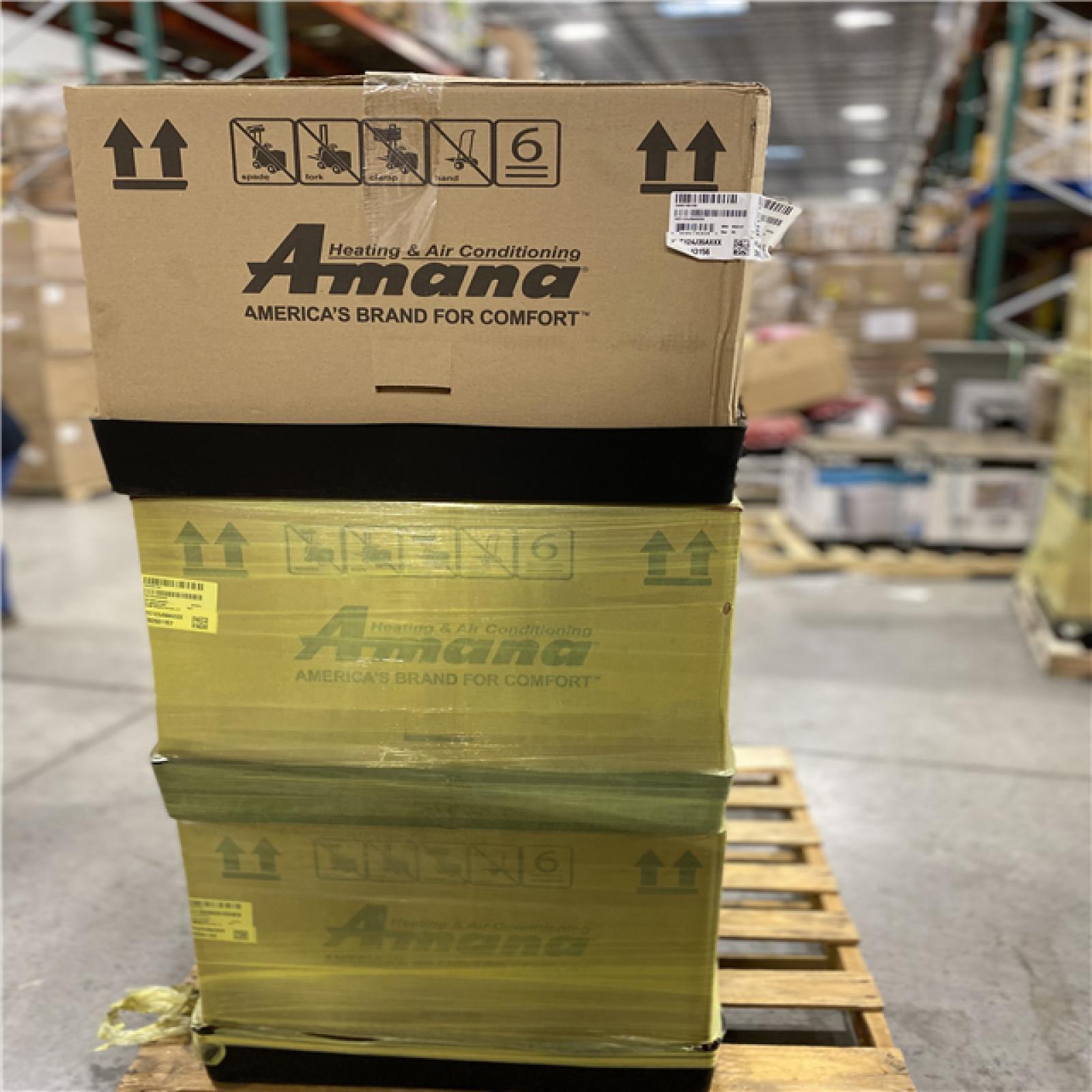 DALLAS LOCATION - Amana 12,000 Btu 265v 20a Standard High Efficiency Ptac PALLET -( 3 UNITS)