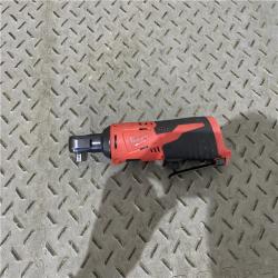 Houston location AS-IS Milwaukee 2457-20 M12 3/8 Ratchet Tool Only