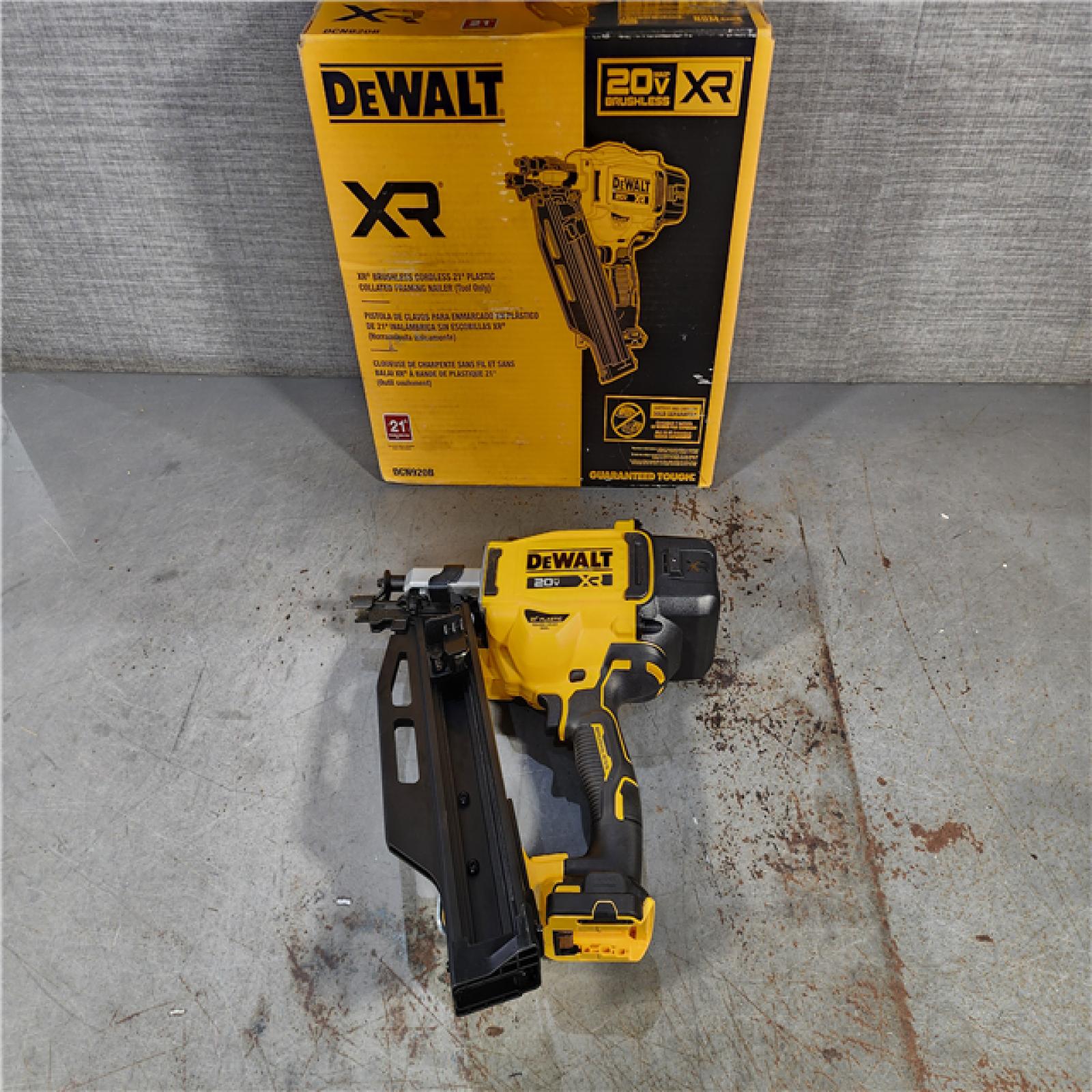 HOUSTON LOCATION - AS-IS DEWALT 20-Volt 21Â° Cordless Framing Nailer (Tool-Only)