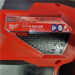 HOUSTON LOCATION - AS-IS (APPEARS LIKE NEW) Milwaukee M18 Fuel 18V Brushless 18-Gauge Brad Nailer 2746-20 (Bare Tool)