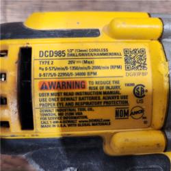 AS-IS DEWALT 20-Volt MAX XR Lithium-Ion Cordless 1/2 in. Premium Brushless Hammer Drill (Tool-Only)