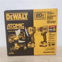 Phoenix Location DEWALT ATOMIC 20-Volt Lithium-Ion Cordless Brushless Combo Kit (4-Tool) with (2) 2.0Ah Batteries, Charger and Bag