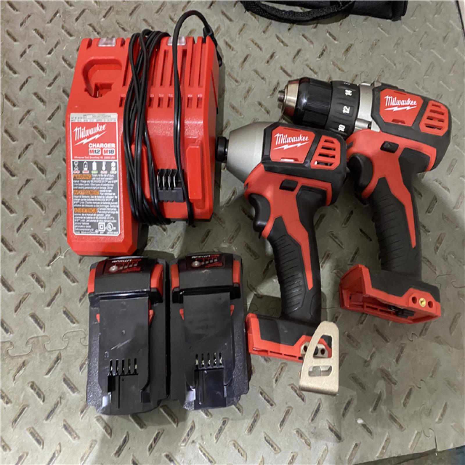 Houston location AS-IS Milwaukee Electric Tools 2691-22 MILWAUKEE M18 COMBO KITS LIKE NEW