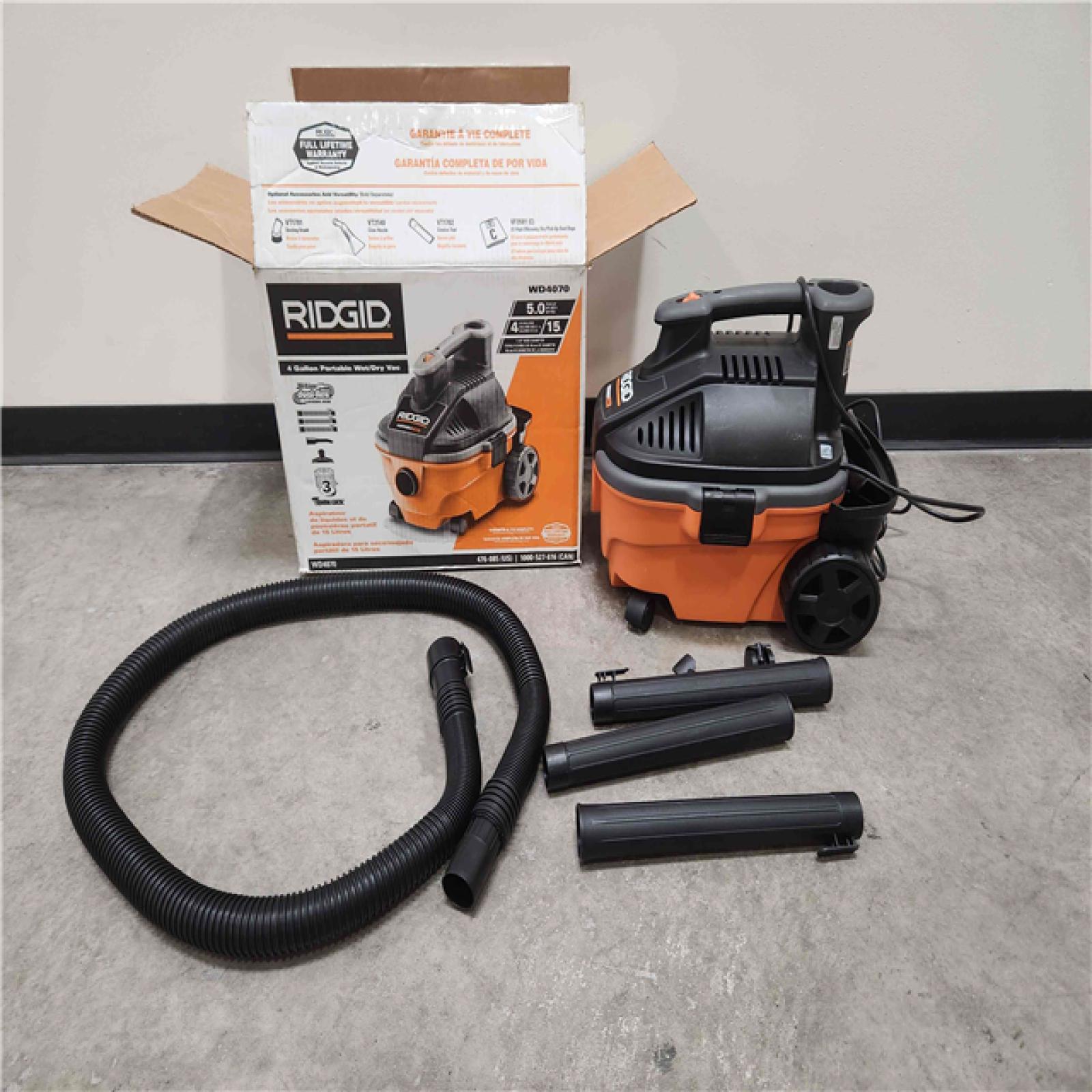 Phoenix Location RIDGID 4 Gallon 5.0 Peak HP Portable Wet/Dry Shop ...