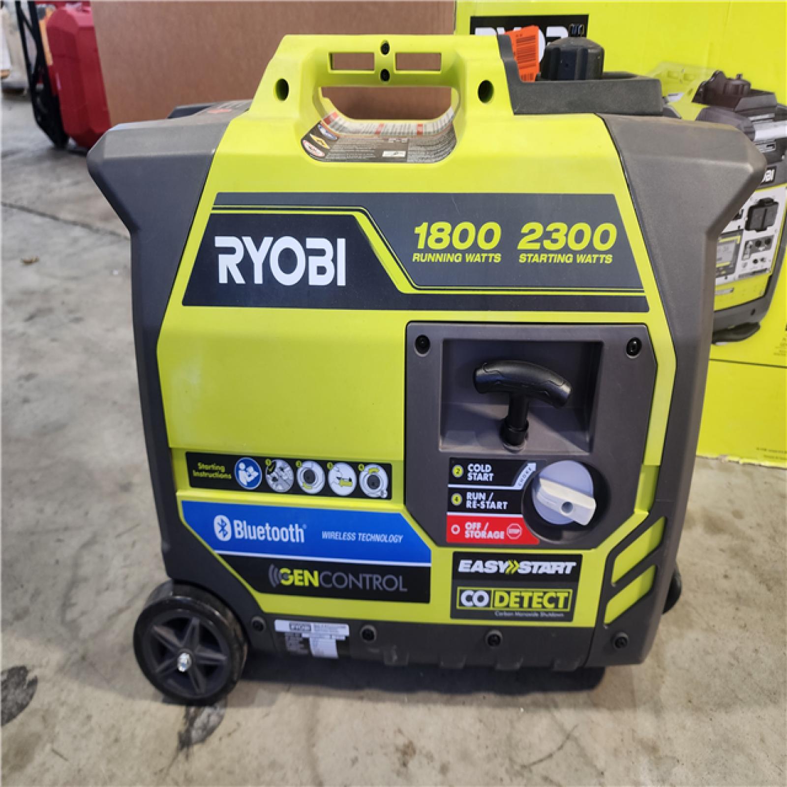 HOUSTON LOCATION - AS-IS 2,300-Watt Recoil Start Bluetooth Super Quiet Gasoline Powered Digital Inverter Generator with CO Shutdown Sensor