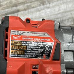 AS-IS Milwaukee M18 FUEL 18V Lithium-Ion Brushless Cordless Hammer Drill and Impact Driver Combo Kit (2-Tool) with 2 Batteries