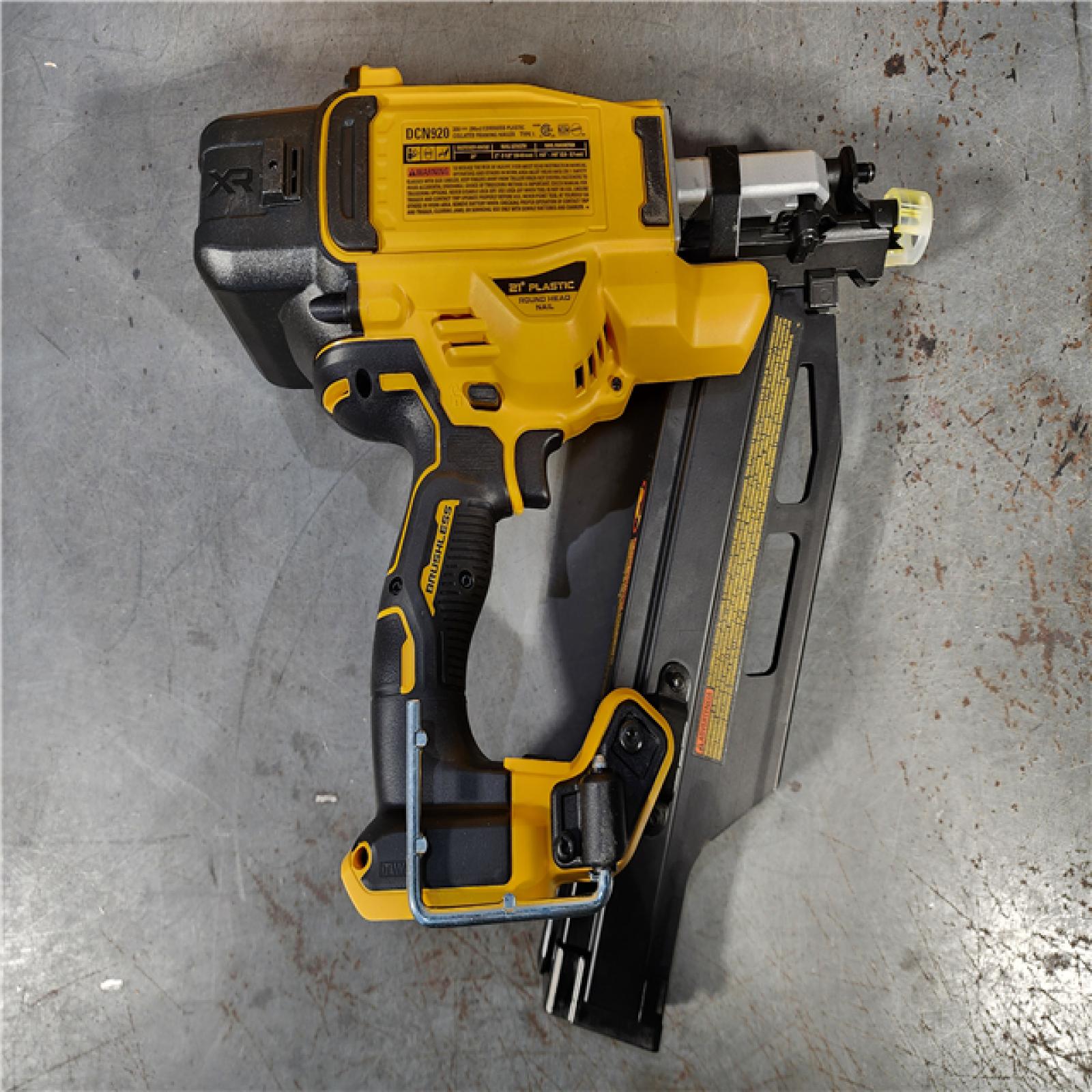 HOUSTON LOCATION - AS-IS (APPEARS LIKE NEW) DEWALT 20-Volt 21Â° Cordless Framing Nailer (Tool-Only)