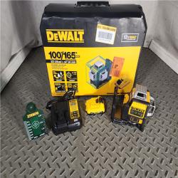 HOUSTON LOCATION - AS-IS (APPEARS LIKE NEW) DEWALT 12V MAX 3 X 360 Degrees Green Line Laser DW089LG