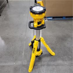 AS-IS DEWALT 20V MAX 3000 Lumens Tripod Jobsite Light (Tool-Only)