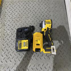 Houston location AS-IS DEWALT ATOMIC 20V MAX Lithium-Ion Cordless 1/4 in. Brushless Impact Driver Kit, 5 Ah Battery, Charger, and Bag