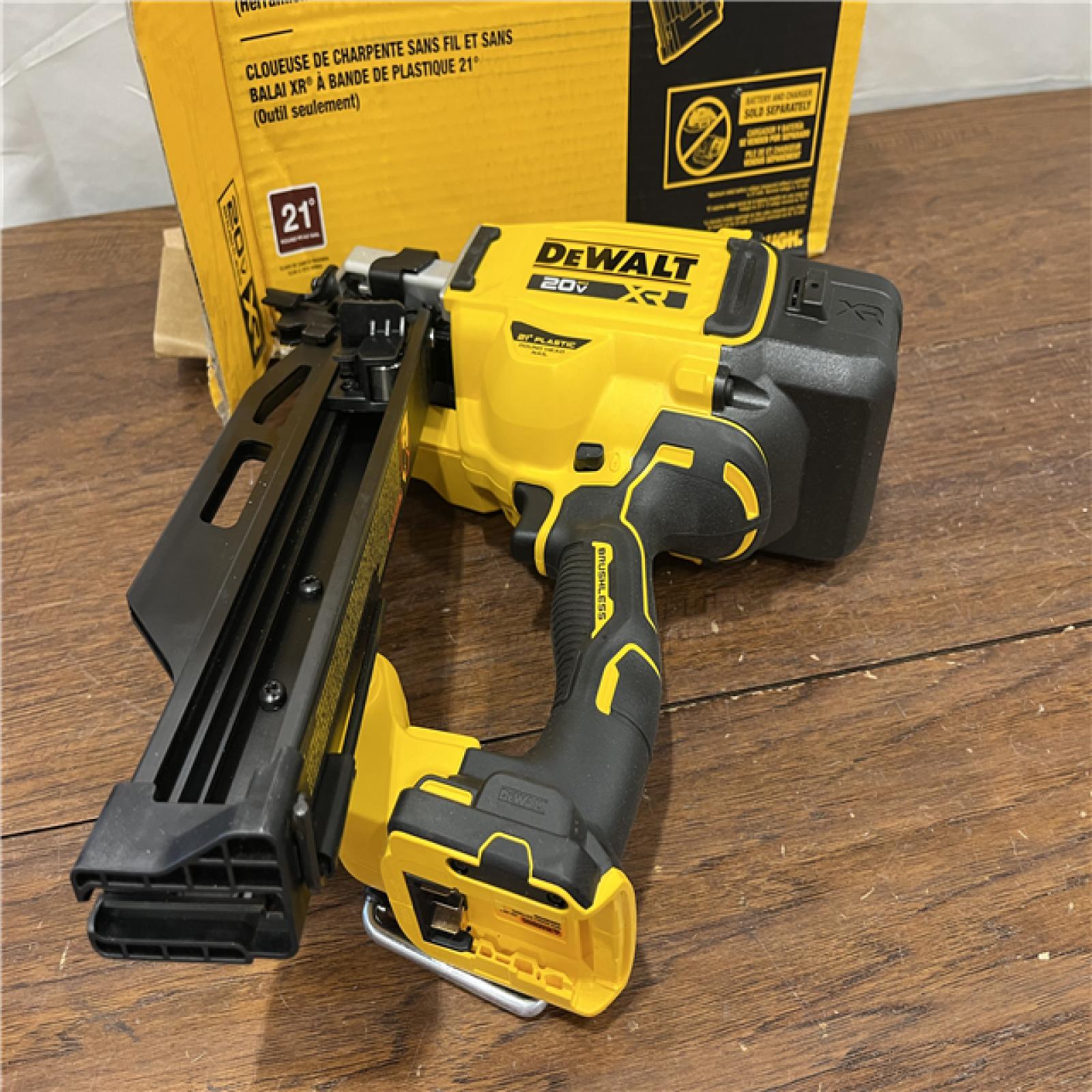 AS-ISDEWALT 20-Volt 21Â° Cordless Framing Nailer (Tool-Only)