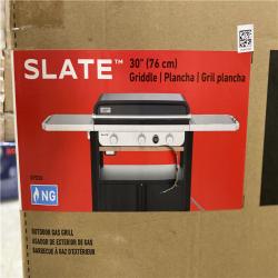 DALLAS LOCATION - Weber Slate Griddle 3-Burner Natural Gas 30 in. Flat Top Grill in Black with Thermometer  - PALLET ( 2 UNITS )