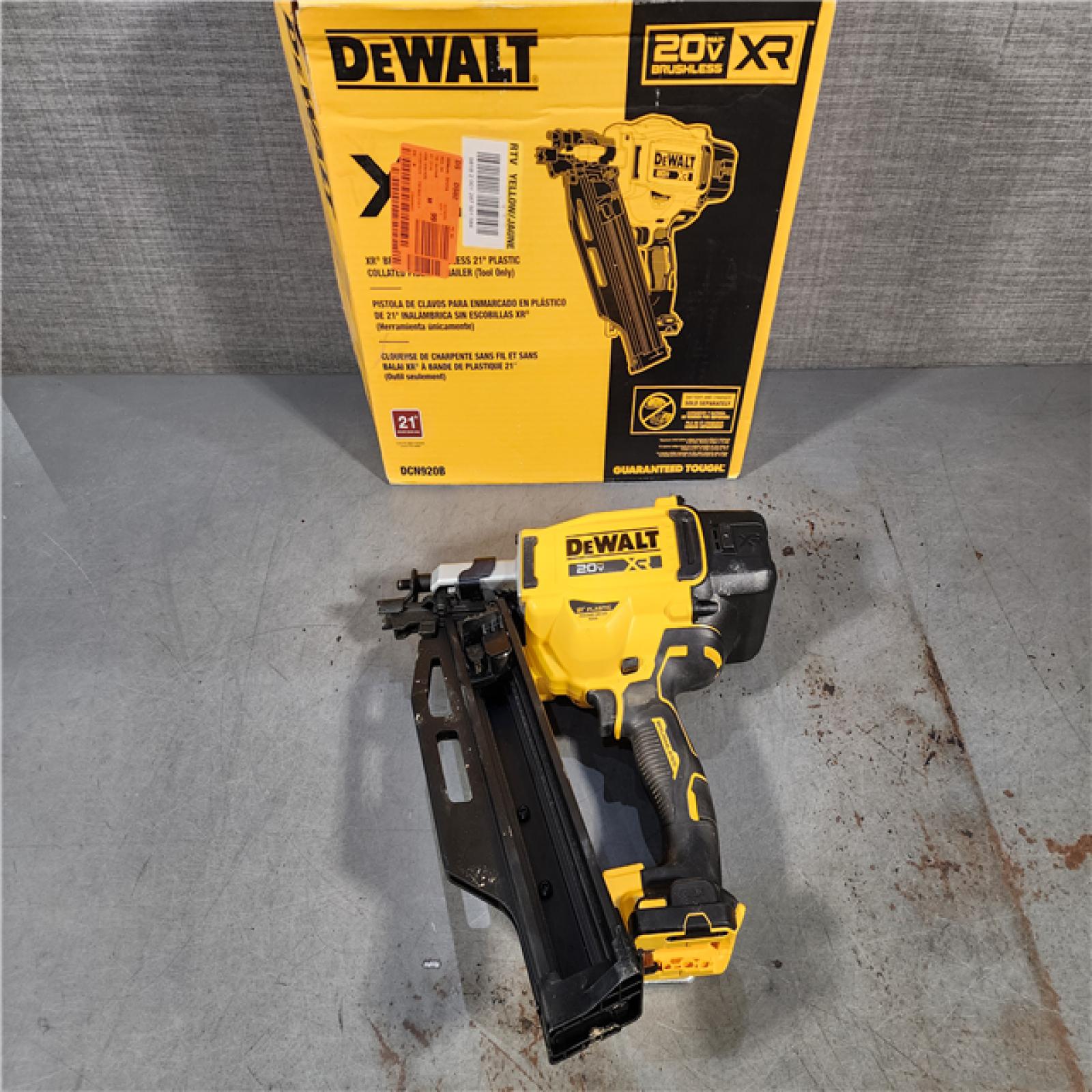 HOUSTON LOCATION - AS-IS DEWALT 20-Volt 21Â° Cordless Framing Nailer (Tool-Only)