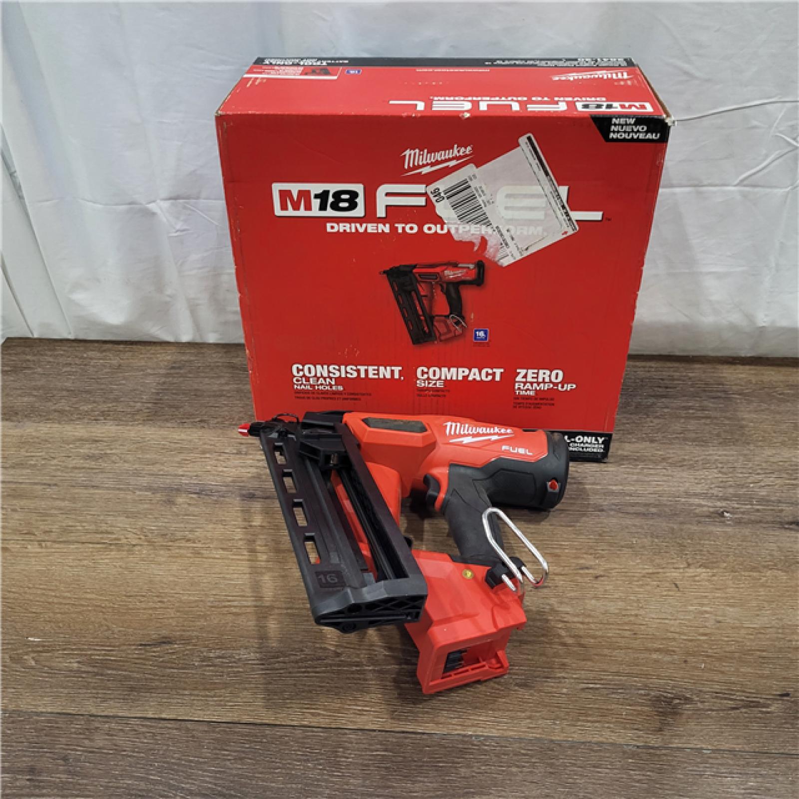 AS-IS Milwaukee 2841-20 18V Cordless Gen II 16 Gauge Angled Finish Nailer (Tool Only)