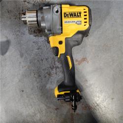 HOUSTON LOCATION - AS-IS DEWALT FLEXVOLT 60V MAX Cordless Brushless 1/2 in. Concrete Mud Mixer/Drill with E-Clutch and (1) FLEXVOLT 6.0Ah Battery