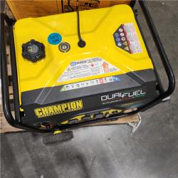 Dallas Location - As-Is Champion Power Equipment 7850/6250-Watt Gasoline and Propane Powered Dual Fuel Portable Generator