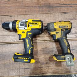 AS-IS 20V MAX Cordless Brushless Hammer Drill/Driver 2 Tool Combo Kit with FLEXVOLT ADVANTAGE