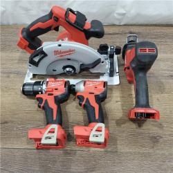 AS-IS M18 18-Volt Lithium-Ion Brushless Cordless Combo Kit (4-Tool) with 2-Batteries, 1-Charger and Tool Bag