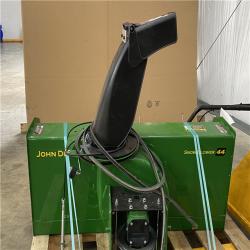 Houston Location - AS-IS John Deere rotating snow blower 44