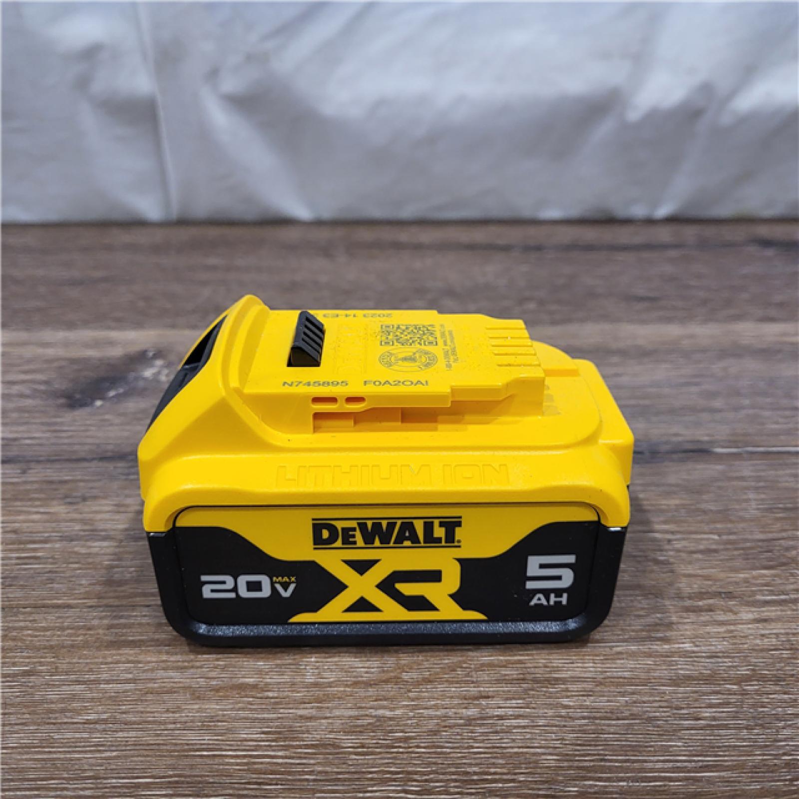 AS-IS DEWALT 20-Volt Maximum XR 5.0 Ah Battery Pack and Charger