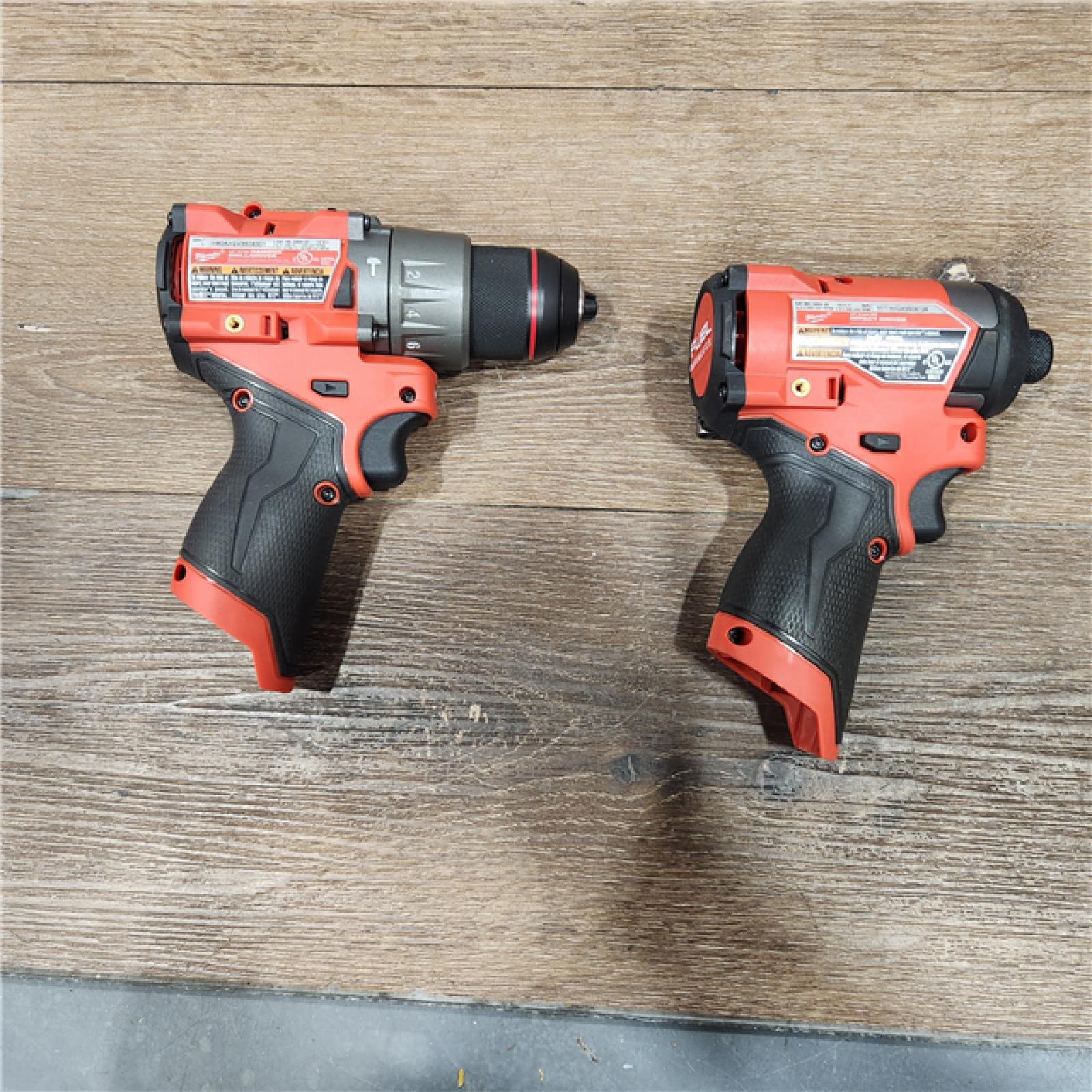 AS-IS Milwaukee 3497-22 12V Brushless Hammer Drill and Impact Driver Combo Kit