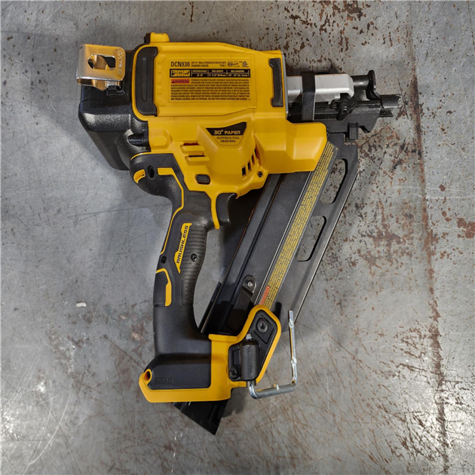 HOUSTON LOCATION - AS-IS DEWALT 20-Volt 30Â° Cordless Framing Nailer (Tool-Only)