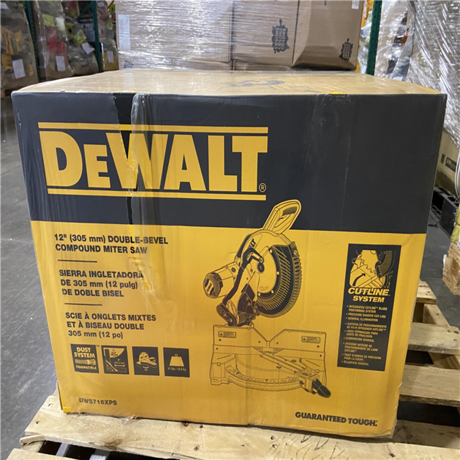 NEW! Dewalt 15 Amp Corded 12 in. Double-Bevel Compound Miter Saw