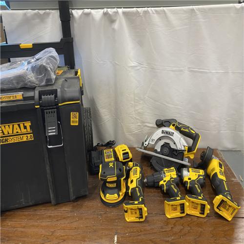 AS-IS Dewalt 20-Volt MAX ToughSystem Lithium-Ion 6-Tool Cordless Combo Kit