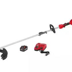 NEW! -Milwaukee M18 FUEL 18V Lithium-Ion Brushless Cordless String Trimmer with QUIK-LOK Attachment Capability and 8.0 Ah Battery