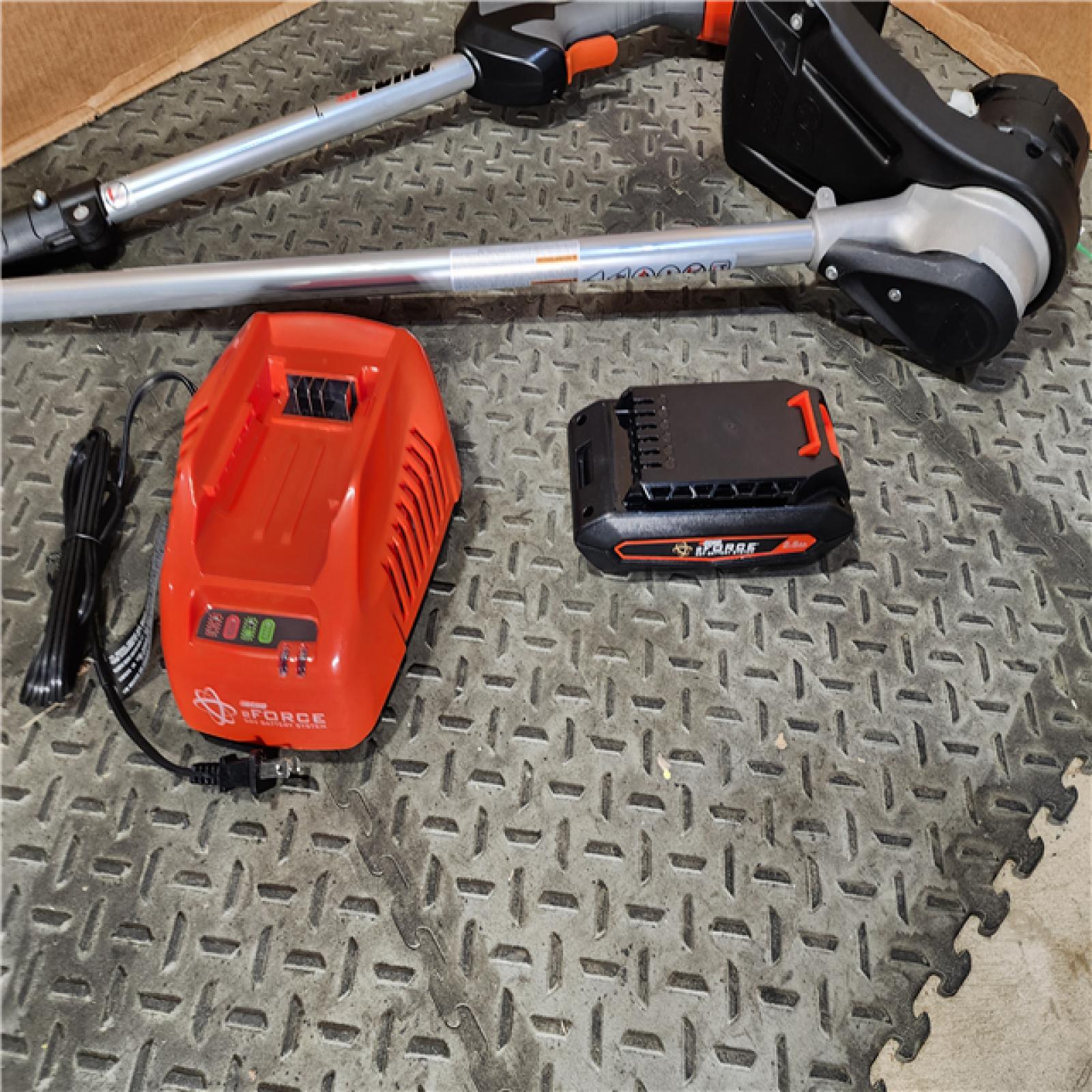 HOUSTON LOCATION - AS-IS (APPEARS LIKE NEW) Echo EFORCE 56V 16 in. Brushless Cordless Battery String Trimmer with 2.5Ah Battery and Charger - DSRM-2100