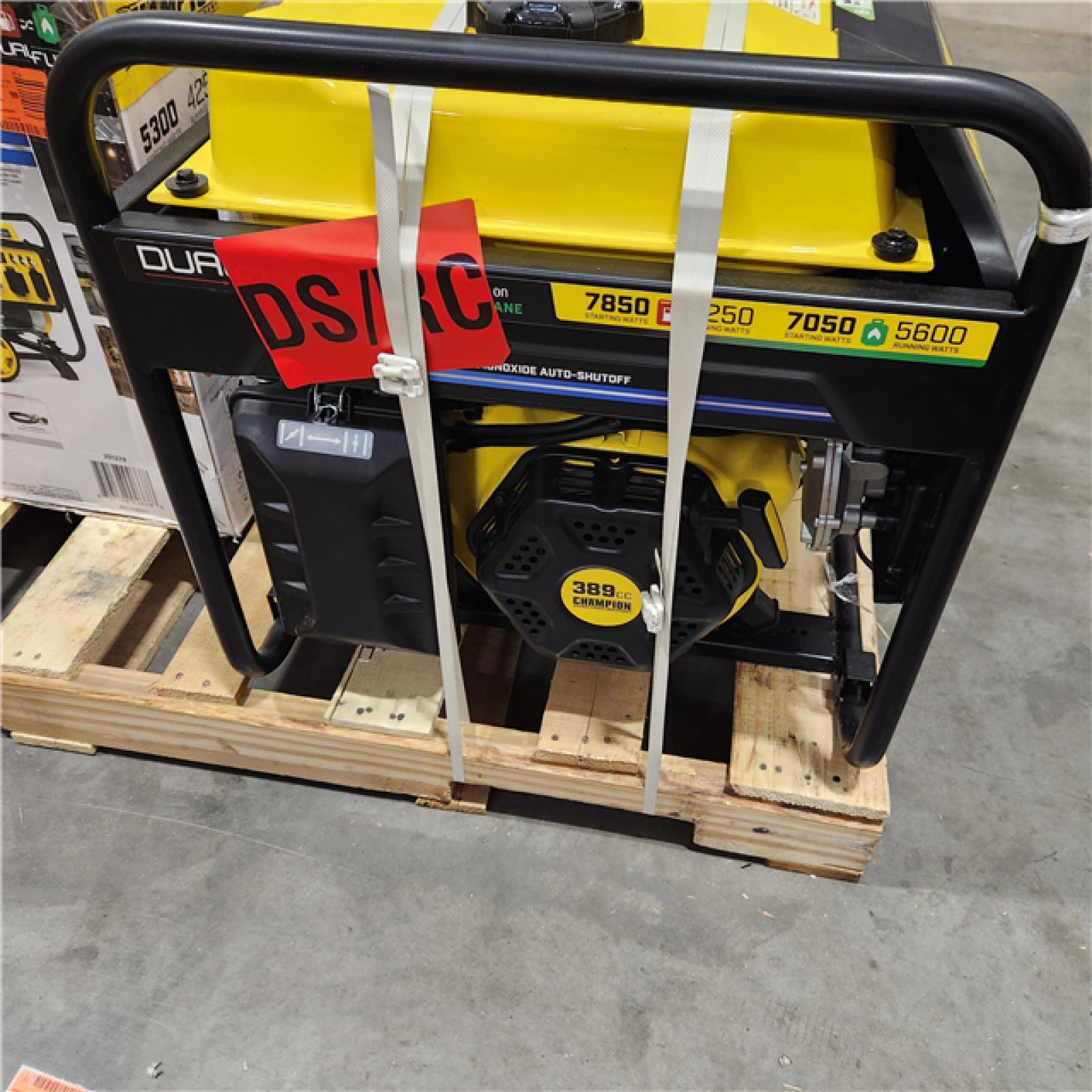 Dallas Location - As-Is  Champion Power Equipment 100592 6250-Watt Gas Fuel Portable Generator