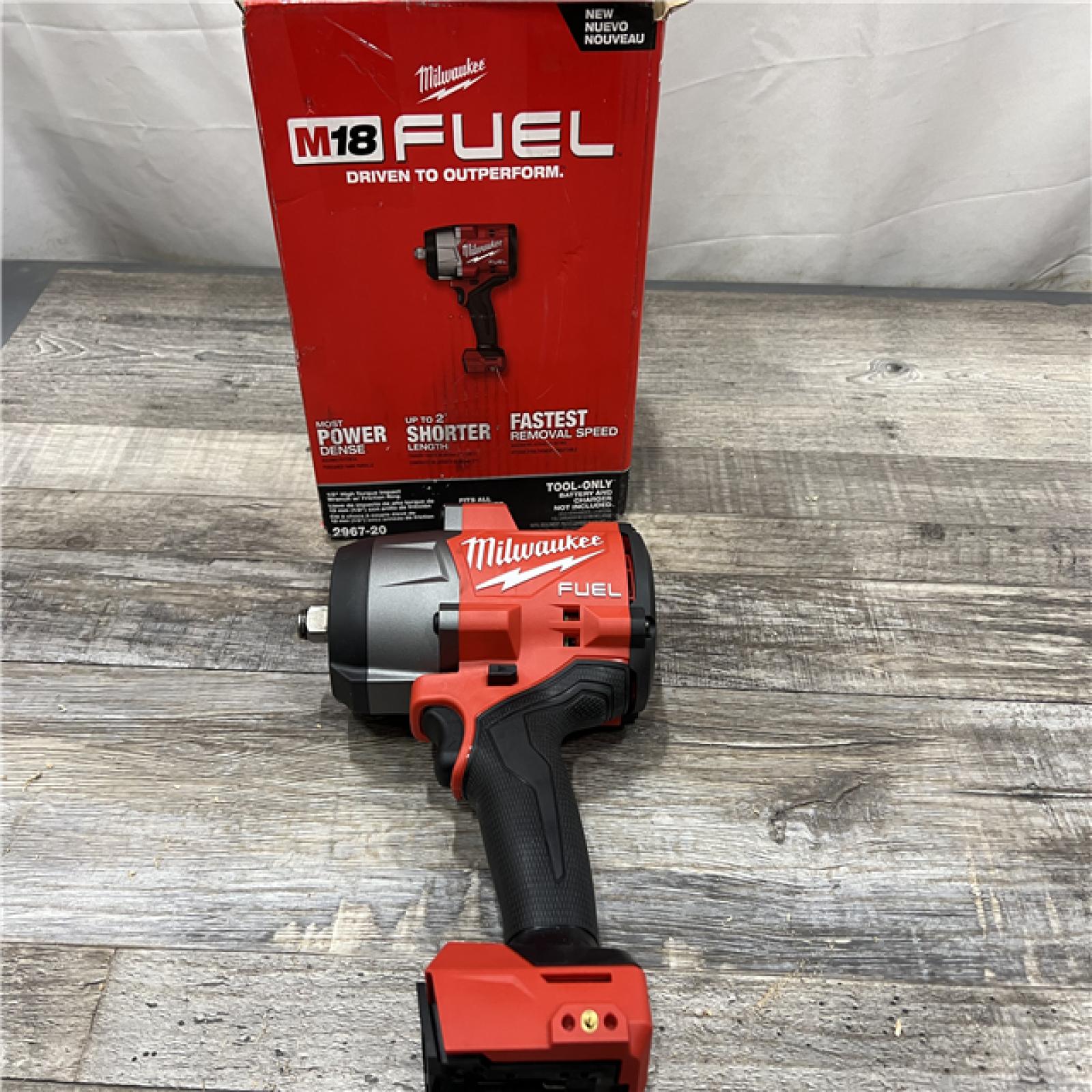 AS-IS Milwaukee M18 FUEL 18V Lithium-Ion Brushless Cordless 1/2 in. Impact Wrench with Friction Ring (Tool-Only)