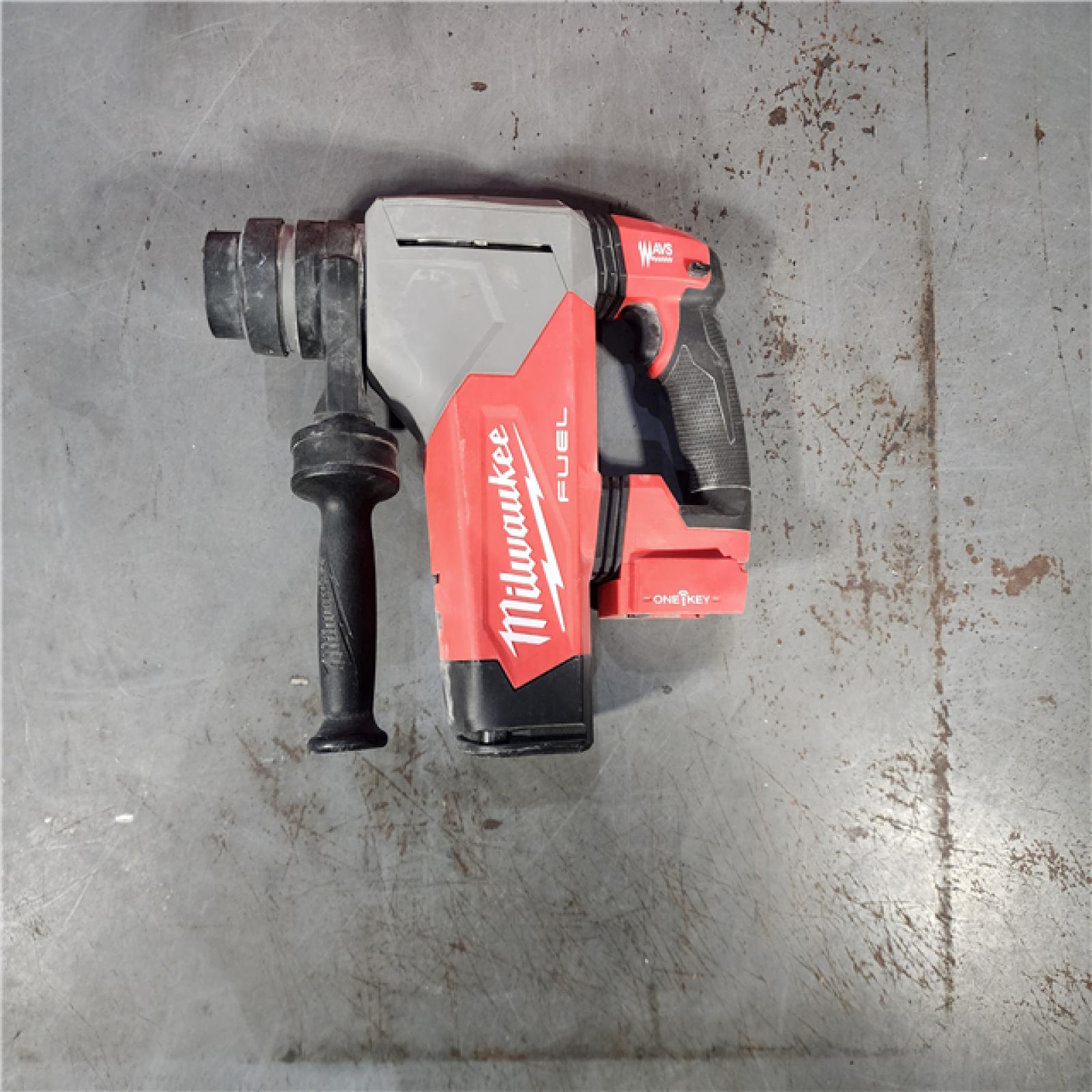 HOUSTON LOCATION - AS-IS Milwaukee 2915-20 M18 FUEL 18-Volt Lithium-Ion Brushless Cordless SDS-Plus 1-1/8 in. Rotary Hammer Drill (Tool-Only)