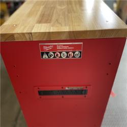 DALLAS LOCATION - Milwaukee Tool Storage 52 in. W Heavy Duty Red Mobile Workbench Cabinet