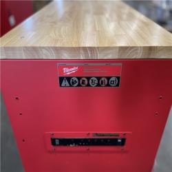 DALLAS LOCATION - Milwaukee Tool Storage 52 in. W Heavy Duty Red Mobile Workbench Cabinet