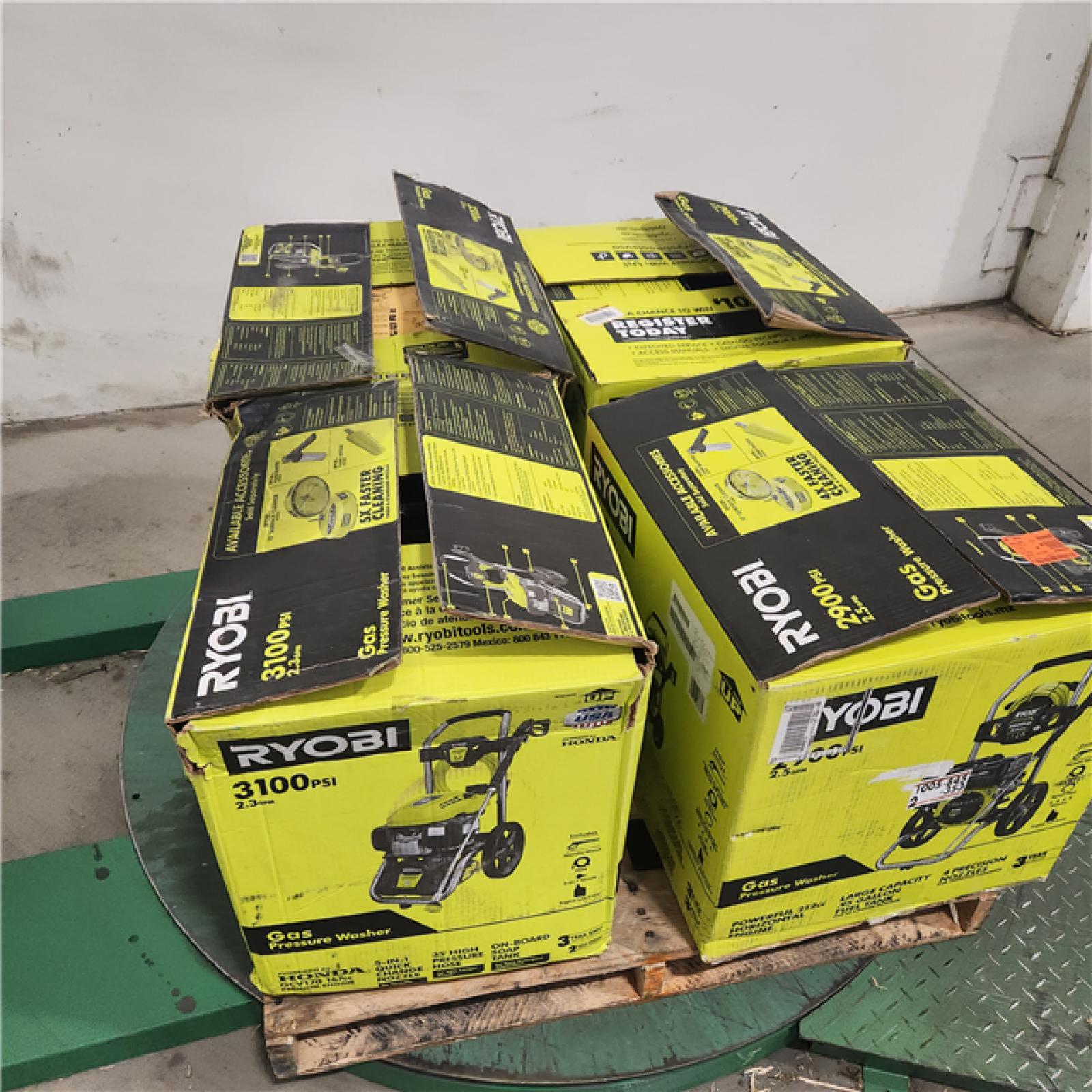 Dallas Location - As-Is RYOBI GAS PRESSURE WASHER (Lot Of 4)