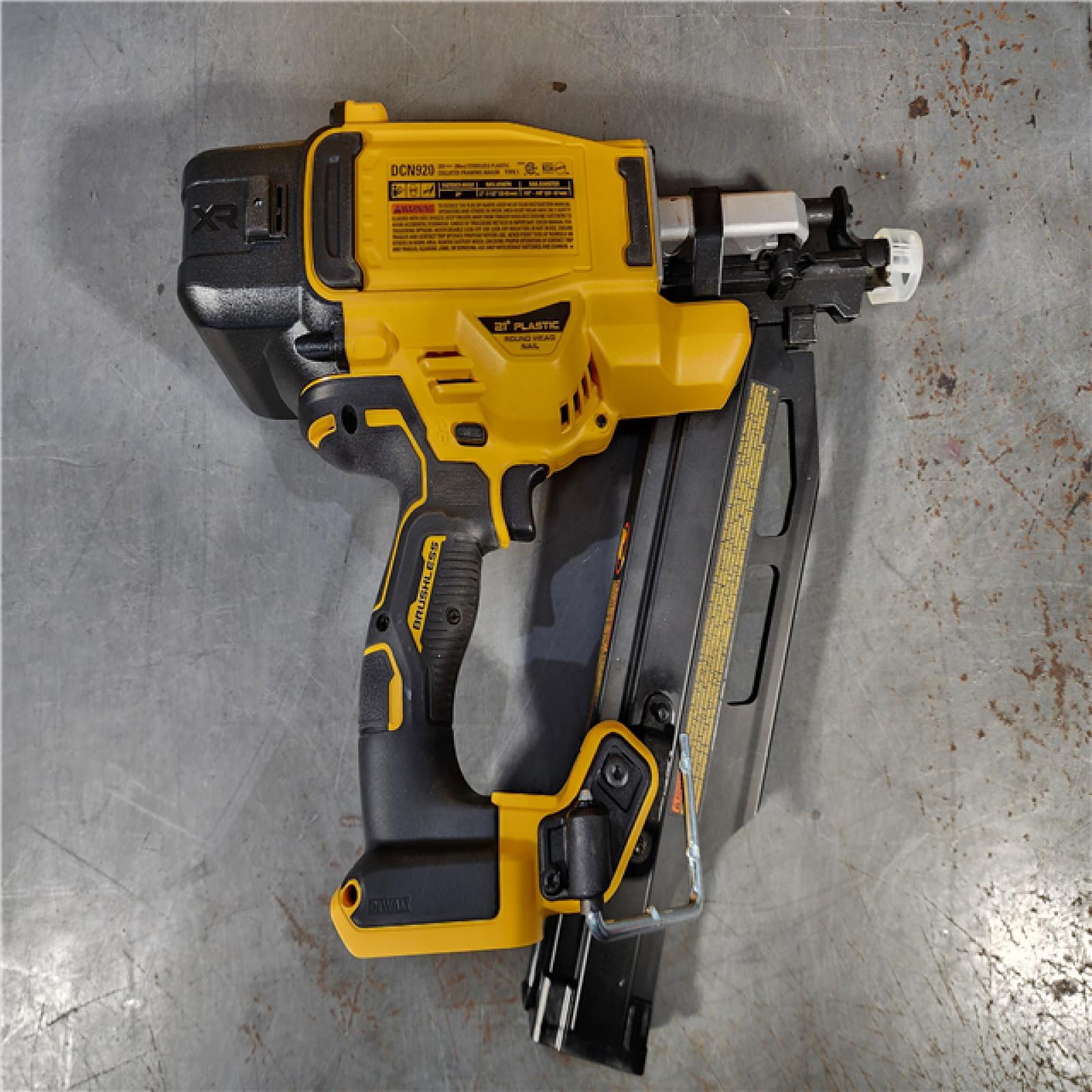 HOUSTON LOCATION - AS-IS (APPEARS LIKE NEW) DEWALT 20-Volt 21Â° Cordless Framing Nailer (Tool-Only)