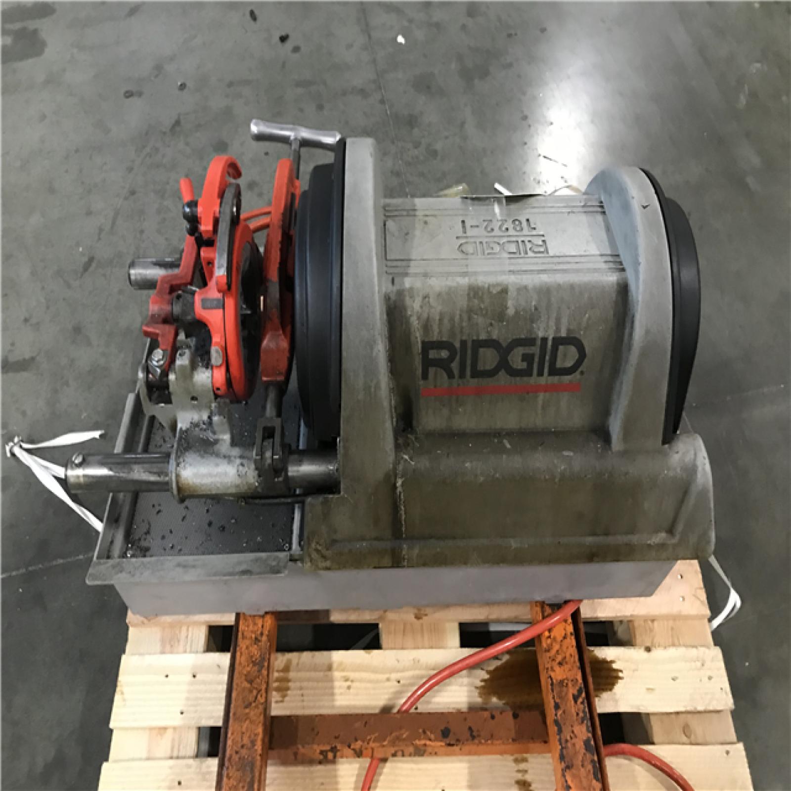 California AS-IS Ridgid 1822-i Auto Chuck Pipe Threading Machine