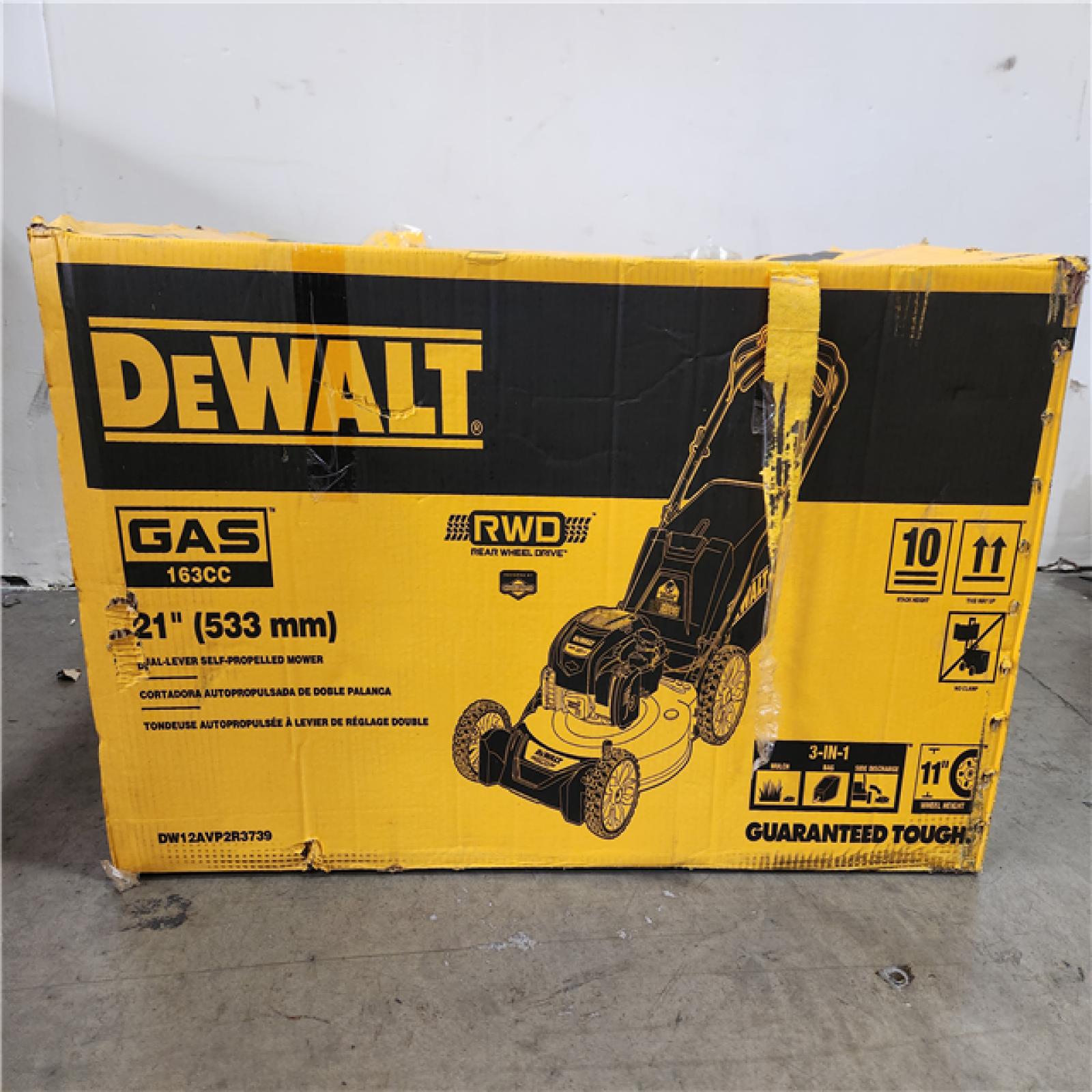 Phoenix Location DEWALT 21 in. 163cc Briggs and Stratton 725Exi Engine Rear Wheel Drive 3-in-1 Gas Self Propelled Walk Behind Lawn Mower