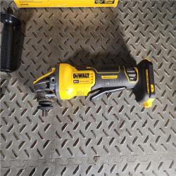 HOUSTON LOCATION - AS-IS 20V MAX Cordless Brushless 4.5 - 5 in. Paddle Switch Angle Grinder with FLEXVOLT ADVANTAGE (Tool Only)