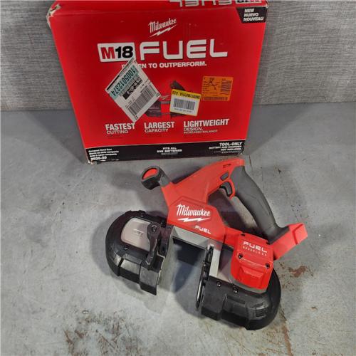 HOUSTON LOCATION - AS-IS Milwaukee M18 Fuel 3-1/4  18V Brushless Compact Band Saw 2829-20 (Bare Tool)