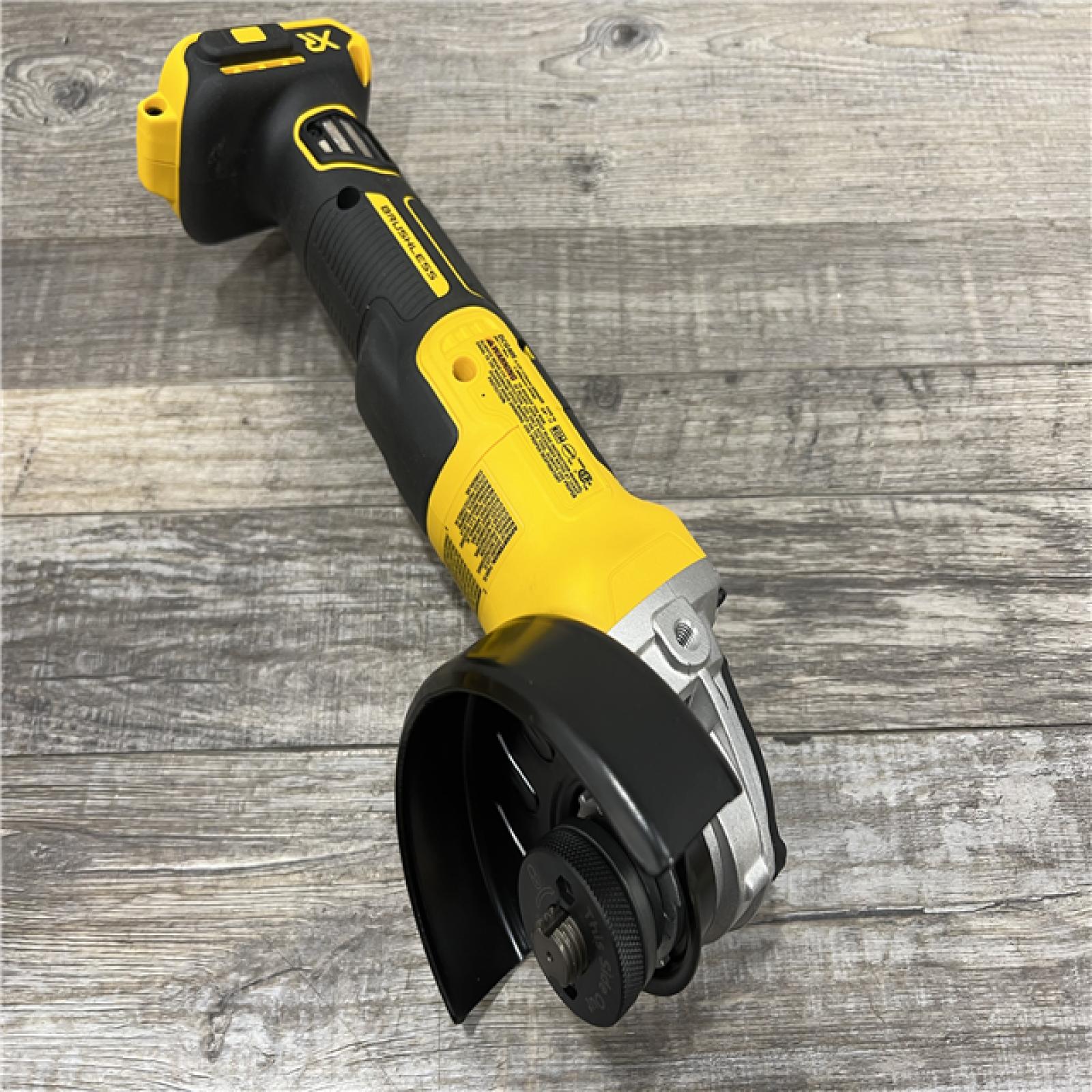 AS-IS DeWalt DCG405B 20V Max XR 4.5-Inch Slide Switch Small Angle Grinder (Tool Only)