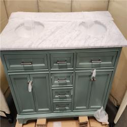 CALIFORNIA AS-IS WINDLOWE 61IN DOUBLE VANITY COMBO