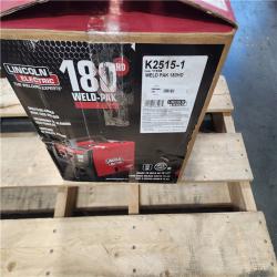 California AS-IS Lincoln Eletectric 180 Amp Weld Pak 140 HD