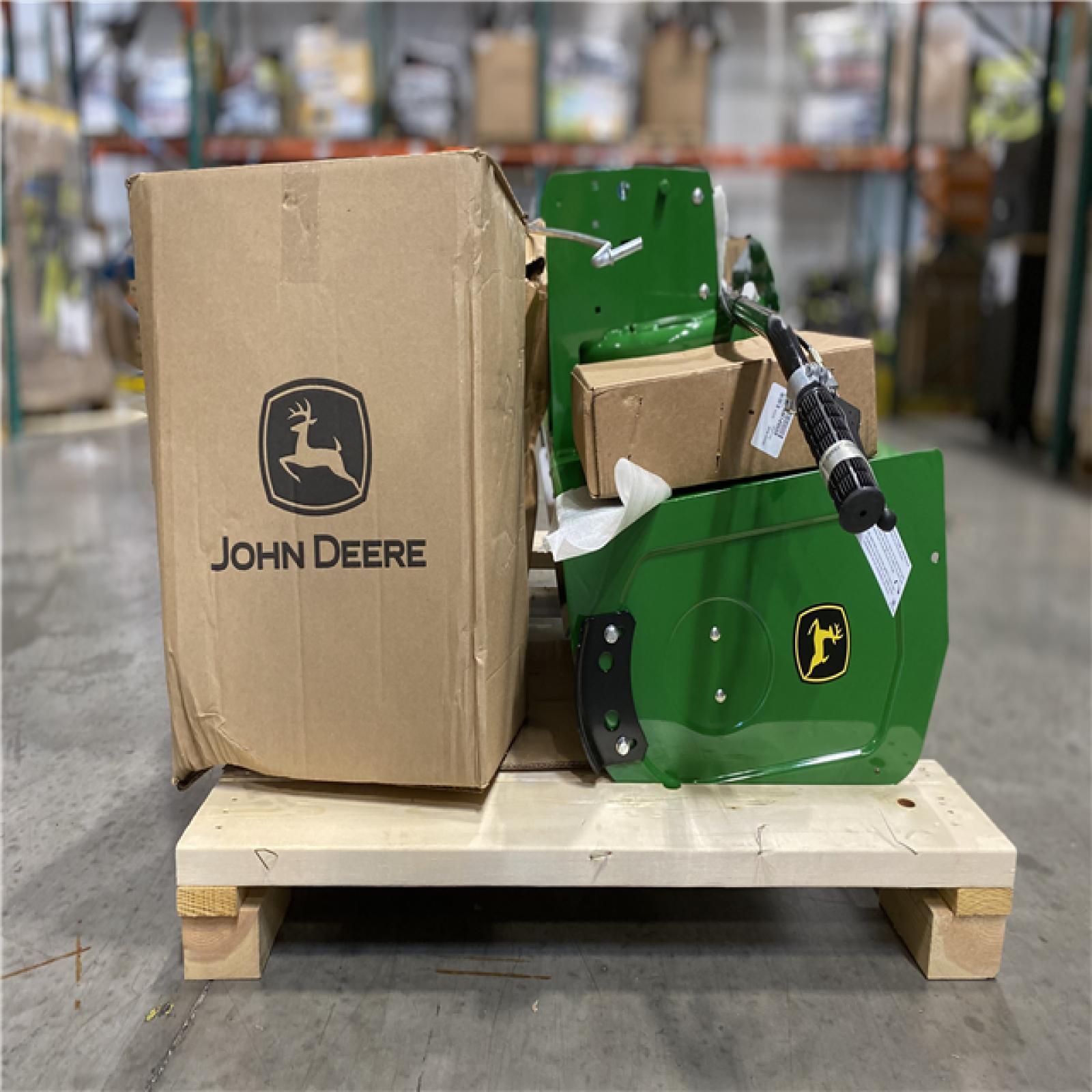 DALLAS LOCATION - John Deere 44 in. Two-Stage Snow Blower Attachment for 100 Series Tractors