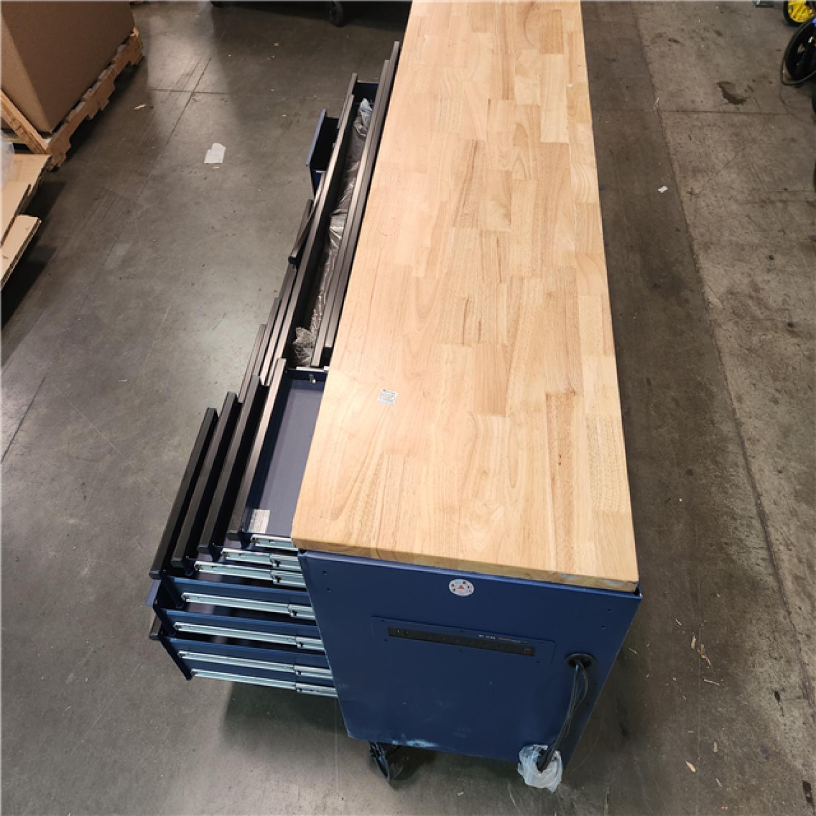 California AS-IS 84 In.22 Drawer Husky mobile work bench