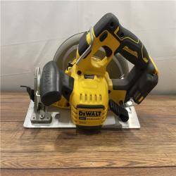 AS-IS DEWALT 20V MAX Cordless Brushless 7-1/4 in. Sidewinder Style Circular Saw with FLEXVOLT ADVANTAGE (Tool Only)