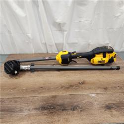 AS-IS FLEXVOLT 60V MAX 17 in. Cordless Battery Powered Attachment Capable Trimmer included charge