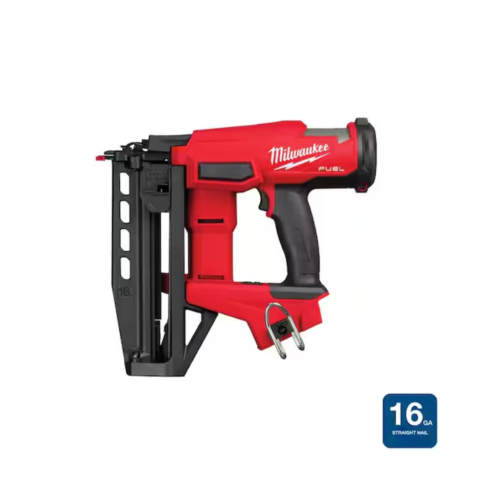 NEW! - Milwaukee M18 FUEL 18-Volt Lithium-Ion Brushless Cordless Gen ll 16-Gauge Straight Finish Nailer (Tool Only)