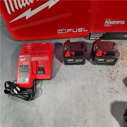 HOUSTON LOCATION - AS-IS (APPEARS LIKE NEW) Milwaukee M18 FUEL 18V Lithium-Ion Brushless Cordless Hammer Drill and Impact Driver Combo Kit (2-Tool) with 2 Batteries